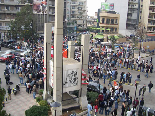 Protests at Sassine (Gebran Tueni)