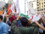 Protests at Sassine (Gebran Tueni)