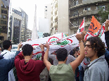 Protests at Sassine (Gebran Tueni)