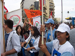 Protests at Sassine (Gebran Tueni)