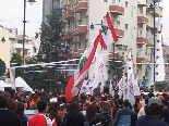 Protests at Sassine (Gebran Tueni)