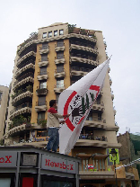 Protests at Sassine (Gebran Tueni)