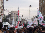 Protests at Sassine (Gebran Tueni)