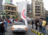 Protests at Sassine (Gebran Tueni)