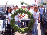 Demonstration after Lebanese Forces Martyrs Memorial