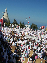 Lebanese Forces Martyrs Mass in Harissa 24 September 2006