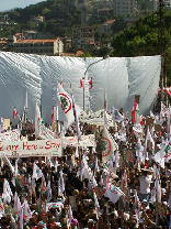 Lebanese Forces Martyrs Mass in Harissa 24 September 2006