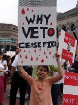 Manifestation in Boston